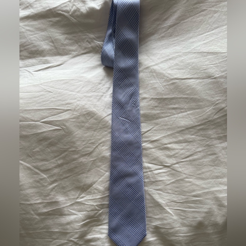 Charles Tyrwhitt Blue Checkered Tie